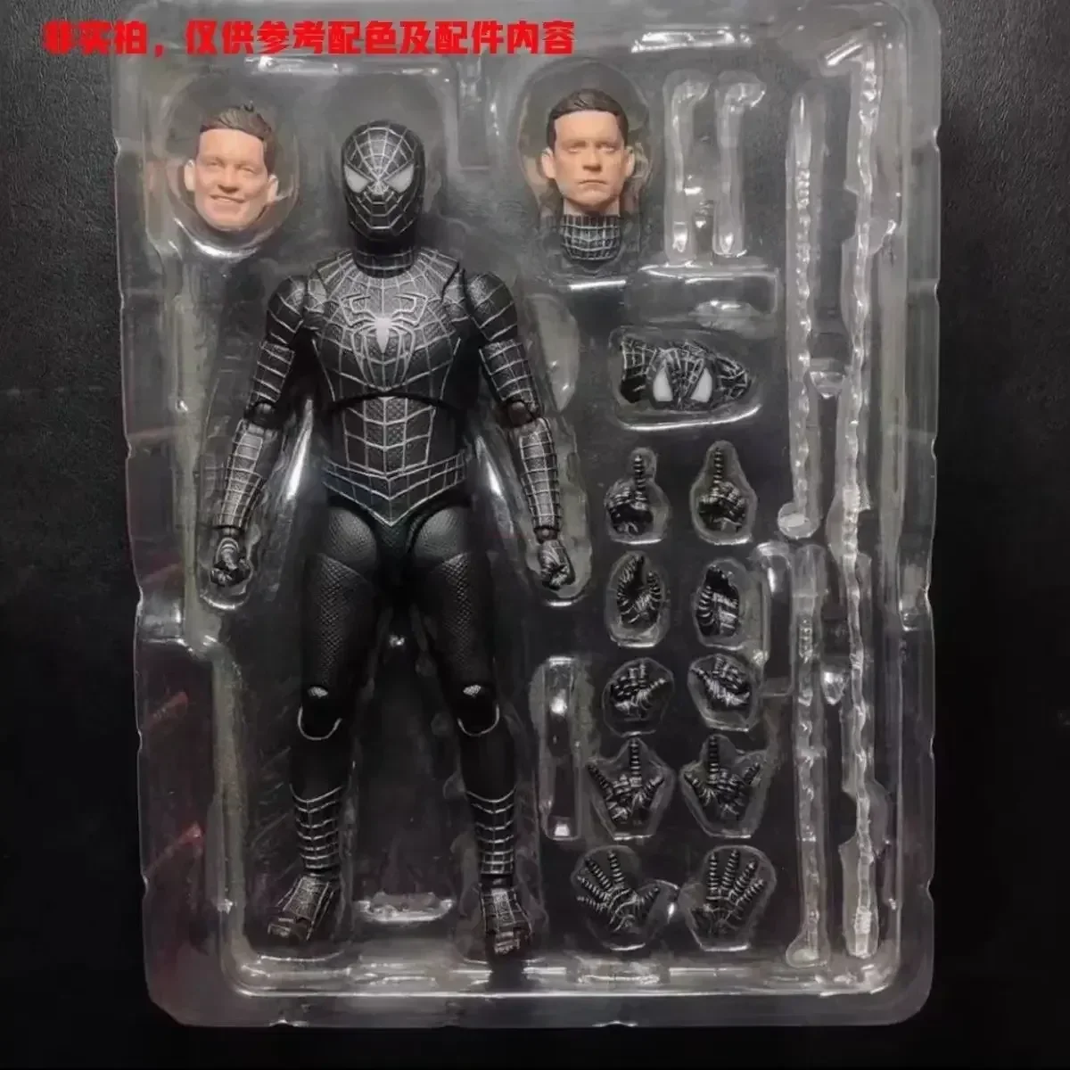 

Black Spiderman 3 S.h.figuarts Across The Spider-verse Part One Shf Figure Spiderman Venom Action Figures Pvc Doll Toy Gift