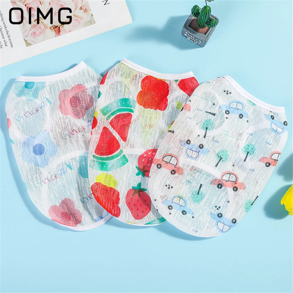 OIMG Summer Pet Clothing Thin Tank Top Teddy Bichon Pomeranian Cats Schnauzer Dog Clothing Breathable Small Dogs Vest
OIMG Summer Pet Clothing Thin Tank Top Teddy Bichon Pomeranian Cats Schnauzer Dog Clothing Breathable Small Dogs Vest