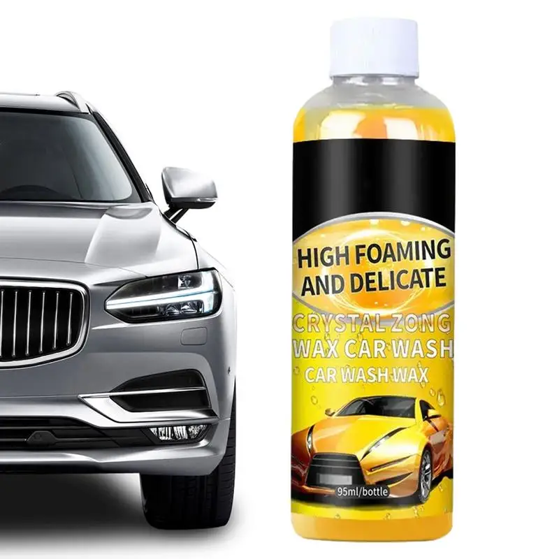 

Car Window Washing Liquid 3.2oz Car Shampoo Foam High Concentration Safe Foam Car Polishing Cleaner For Auto Tire Car Lights