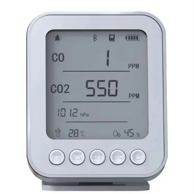 Support SD Card Storage Data Portable Air Quality Detector HCHO TVOC CO CO2 Formaldehyde Monitor
Support SD Card Storage Data Portable Air Quality Detector HCHO TVOC CO CO2 Formaldehyde Monitor