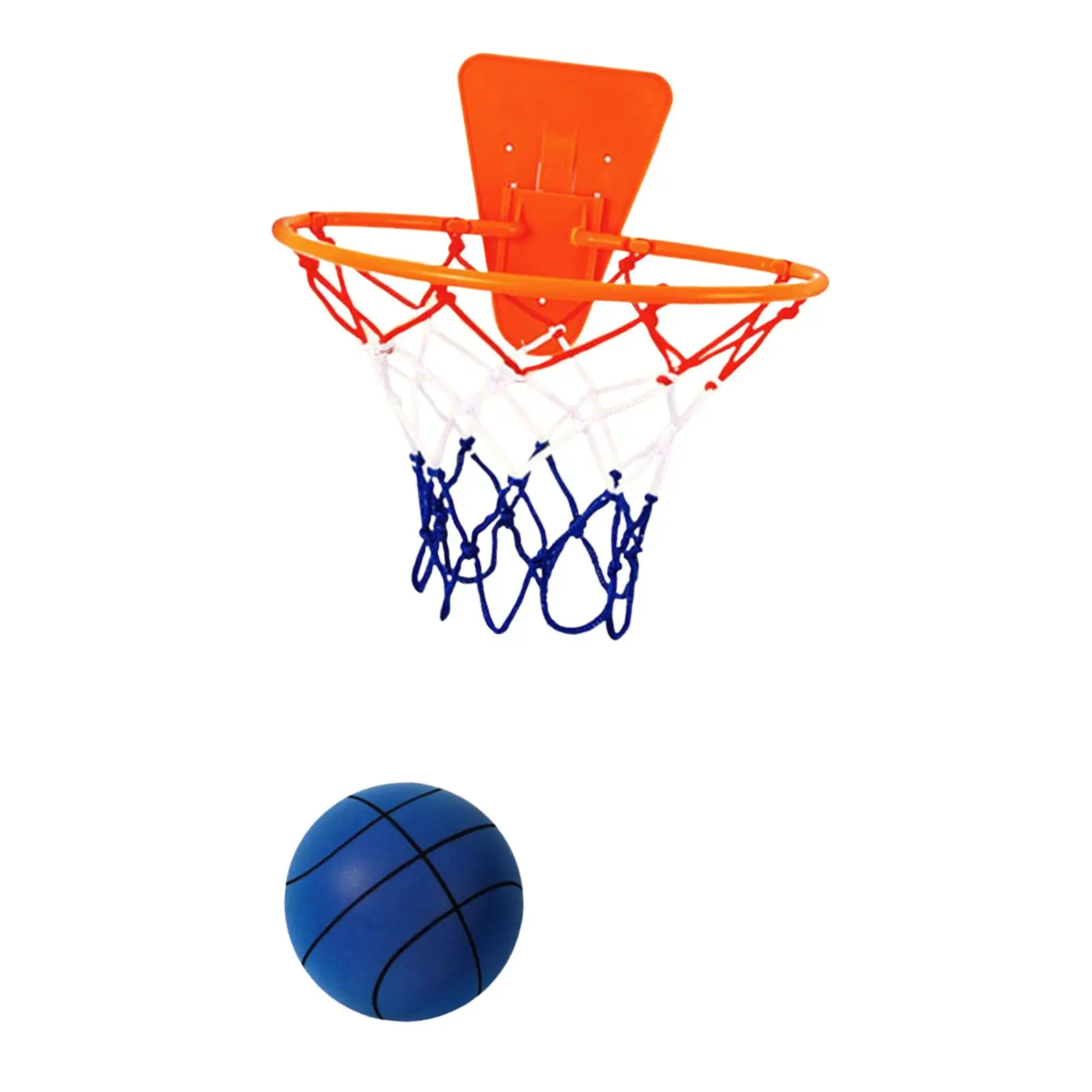 

Бесшумный баскетбольный мяч с кольцом сенсорный мячик, легкий обучающий мяч, тихий тренировочный мяч для помещений, бесшумный детский спортивный мяч
