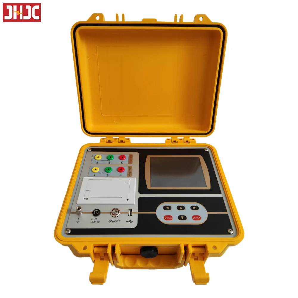 JH2705 Digital Three Phase Automatic DC Resistance Transformer TTR Meter Turns Ratio Tester Turn Ratio Group Meter TTR Tester
JH2705 Digital Three Phase Automatic DC Resistance Transformer TTR Meter Turns Ratio Tester Turn Ratio Group Meter TTR Tester
