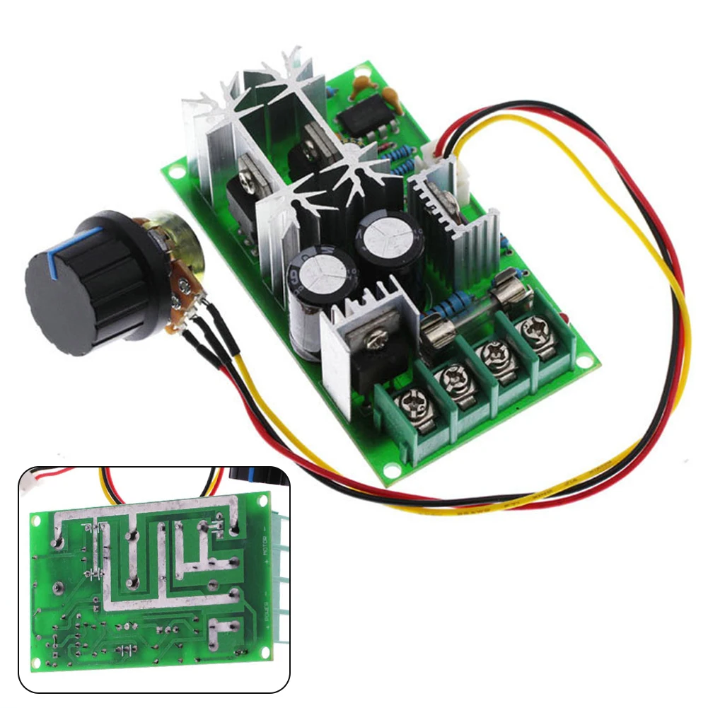 PWM DC Motor Speed Controller Switch DC 20A Linear Under Load Voltage Regulator High Power Drive Module 10-60V DC Motor Governor
PWM DC Motor Speed Controller Switch DC 20A Linear Under Load Voltage Regulator High Power Drive Module 10-60V DC Motor Governor
