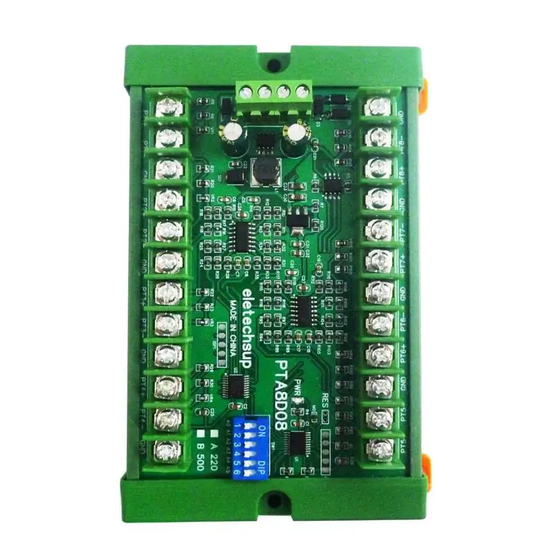 8AI RS485 PT100 RTD RS485 Temperature Sensor Acquisition Module Rep NTC K Thermocouple DS18B20
8AI RS485 PT100 RTD RS485 Temperature Sensor Acquisition Module Rep NTC K Thermocouple DS18B20