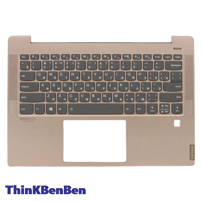 

RU Russian Copper Keyboard Upper Case Palmrest Shell Cover For Lenovo Ideapad S540 14 14IWL 14IML 14API 5CB0S17253