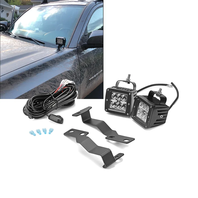 For Toyota 2005-2015 Tacoma Mount Hood Ditch 24W LED Fog Light Pod Bracket Wire Kit A-Pillar Mounting Bracket Car Accessories
For Toyota 2005-2015 Tacoma Mount Hood Ditch 24W LED Fog Light Pod Bracket Wire Kit A-Pillar Mounting Bracket Car Accessories