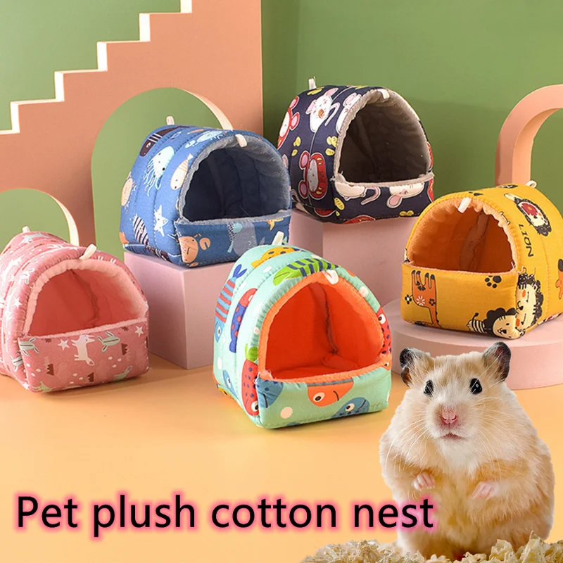 Soft Plush Winter Warm Cute Hamster Cotton House Small Animal Nest Guinea Pig Squirrel Mice Rat Sleepping Bed Keep Warm Nest
Soft Plush Winter Warm Cute Hamster Cotton House Small Animal Nest Guinea Pig Squirrel Mice Rat Sleepping Bed Keep Warm Nest