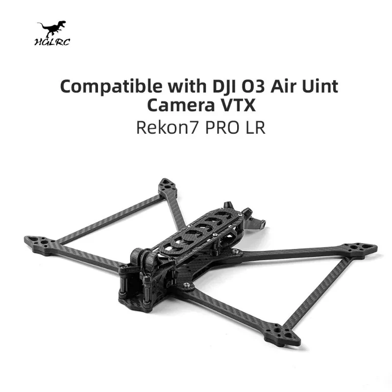 HGLRC Rekon7 Long Range HD O3 Frame Kit 7 Inch For FPV Drone For DIY RC FPV Quadcopter Freestyle Fancy Flight Drone Parts
HGLRC Rekon7 Long Range HD O3 Frame Kit 7 Inch For FPV Drone For DIY RC FPV Quadcopter Freestyle Fancy Flight Drone Parts