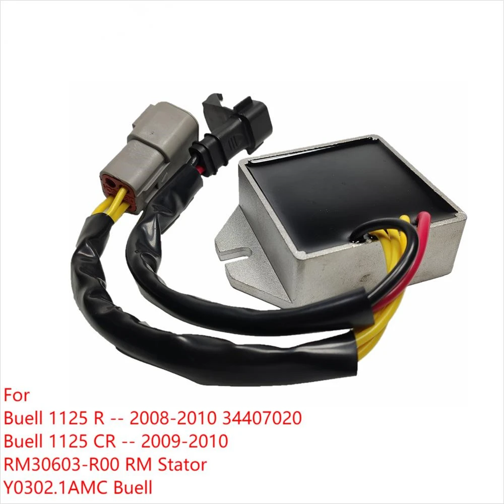 Motorcycle Mosfet Voltage Regulator Rectifier For Buell 1125 CR R 2008 2009 2010 34407020 RM30603-R00 RM Stator Y0302.1AMC 12V
Motorcycle Mosfet Voltage Regulator Rectifier For Buell 1125 CR R 2008 2009 2010 34407020 RM30603-R00 RM Stator Y0302.1AMC 12V