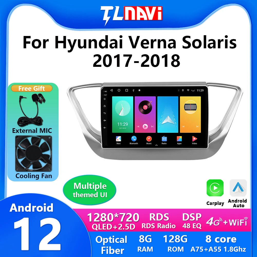 9 Inch Android 12 Car Dvd Video Player For Hyundai Verna Solaris 2017 2018 Radio GPS Navigation Monitor
9 Inch Android 12 Car Dvd Video Player For Hyundai Verna Solaris 2017 2018 Radio GPS Navigation Monitor