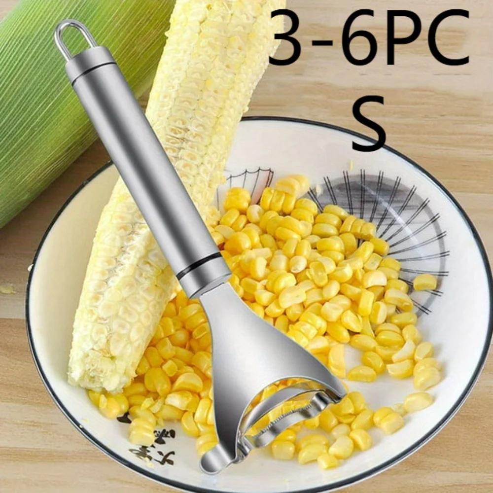 3-6pcs Stainless Steel Corn Cob Peeler Thresher Stripper Remover Kitchen Tool Mini portable blender Usefull things Grape cutter
3-6pcs Stainless Steel Corn Cob Peeler Thresher Stripper Remover Kitchen Tool Mini portable blender Usefull things Grape cutter