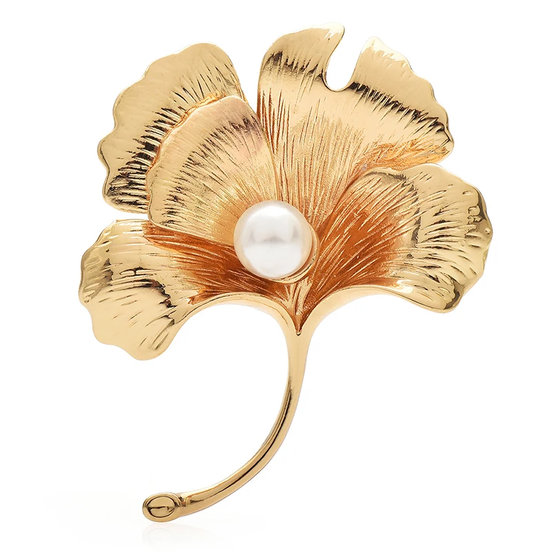 Wuli&baby Pearl Ginkgo Leaf Brooches Smooth Surface Metal Classic Plants Party Office Brooch Pins For Women Fashion Jewelry
Wuli&baby Pearl Ginkgo Leaf Brooches Smooth Surface Metal Classic Plants Party Office Brooch Pins For Women Fashion Jewelry