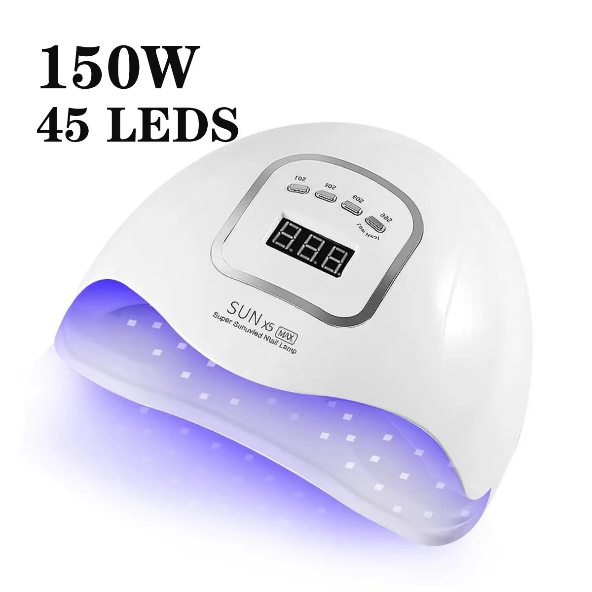 X5 Max 45LEDs UV LED Nail Lamp Nail Dryer for Gel Drying All Gel Polish Professional Manicure Salon with Auto Sensor
X5 Max 45LEDs UV LED Nail Lamp Nail Dryer for Gel Drying All Gel Polish Professional Manicure Salon with Auto Sensor