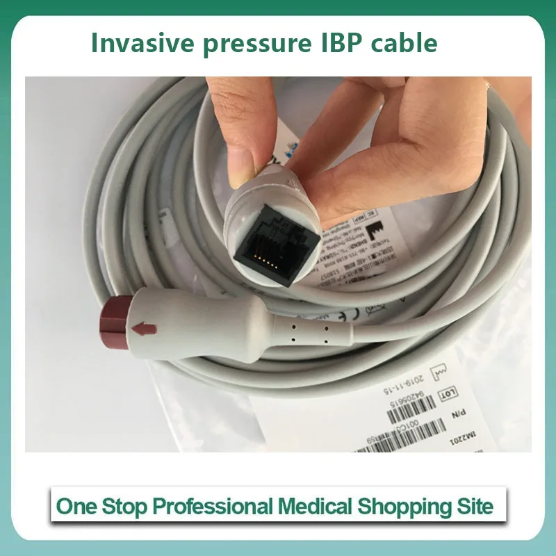 

for MINDRAY Invasive pressure IBP cable refer to IPM\T\N series 12 pin Red head to Abbott joint Model IM2201 ipm/T/N/uMEC/iMEC