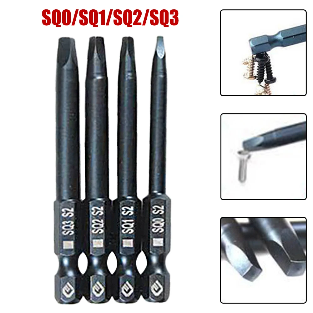 1pc 65mm SQ0 SQ1 SQ2 Square Head Screwdriver Bits Set 1/4Inch Hex Shank 65mm Length Magnetic Screwdriver Drill Nutdrivers
1pc 65mm SQ0 SQ1 SQ2 Square Head Screwdriver Bits Set 1/4Inch Hex Shank 65mm Length Magnetic Screwdriver Drill Nutdrivers