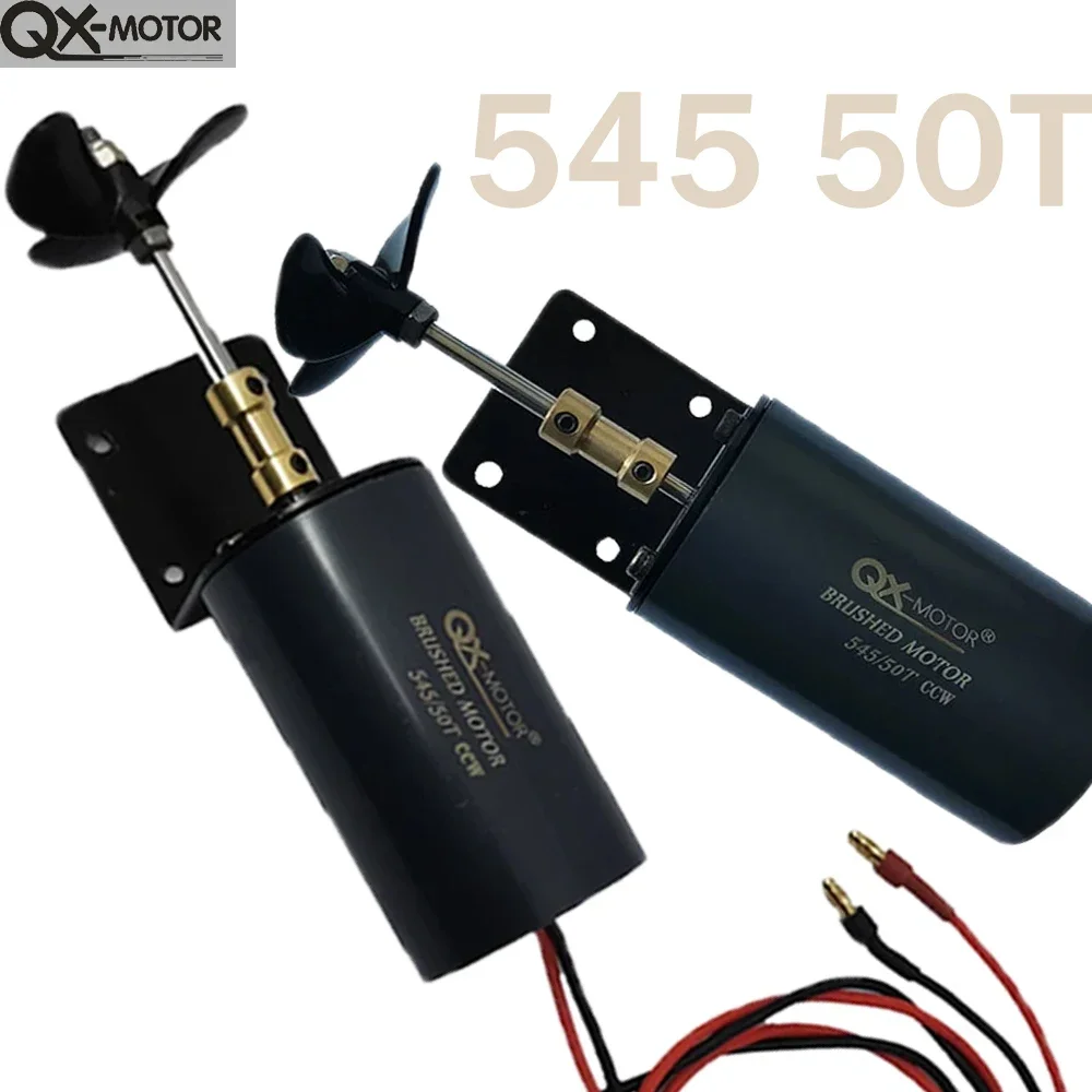 QX Motor 545 50T Underwater Propeller12V 16V Brush Motor For Unmanned / Nesting Trawler / Remote Boat
QX Motor 545 50T Underwater Propeller12V 16V Brush Motor For Unmanned / Nesting Trawler / Remote Boat