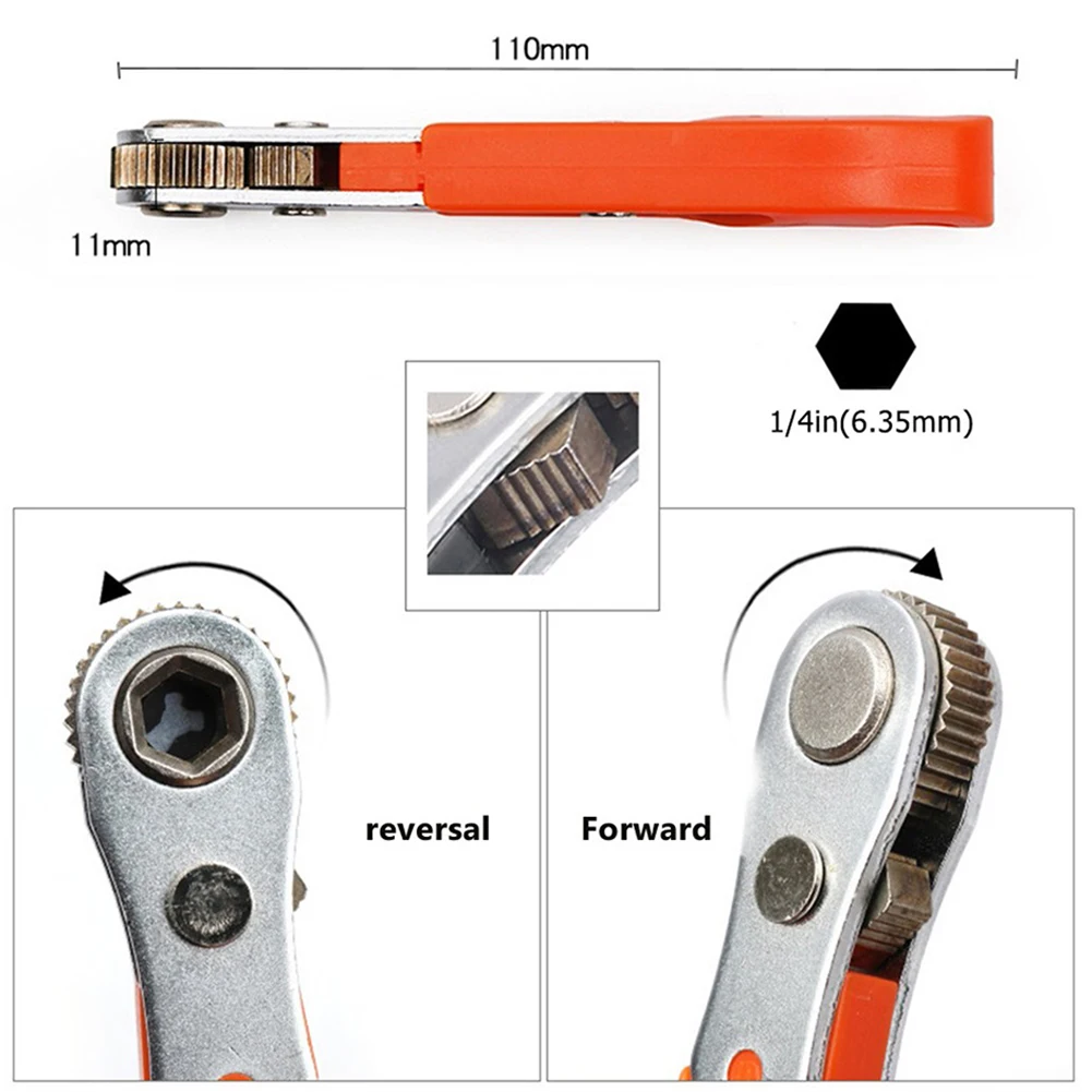 1pc 110*30*11mm ABS Metal Ratchet Wrench For Home Appliance Motorcycle Cabine Automobile Machine Tool Maintenance Hand Tools
1pc 110*30*11mm ABS Metal Ratchet Wrench For Home Appliance Motorcycle Cabine Automobile Machine Tool Maintenance Hand Tools