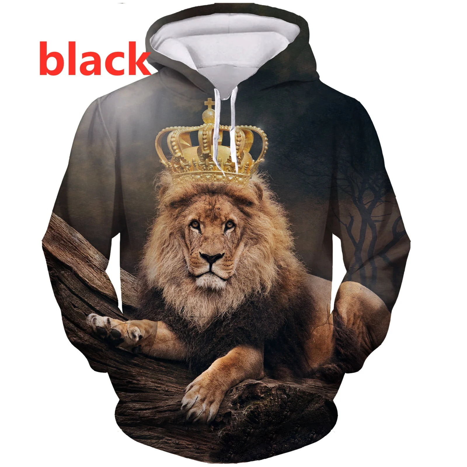 Fashion Tiger/lion Printed Hoodie Outdoor Animal Casual 3d Sweatshirt Harajuku Long Sleeve Pullover
Fashion Tiger/lion Printed Hoodie Outdoor Animal Casual 3d Sweatshirt Harajuku Long Sleeve Pullover