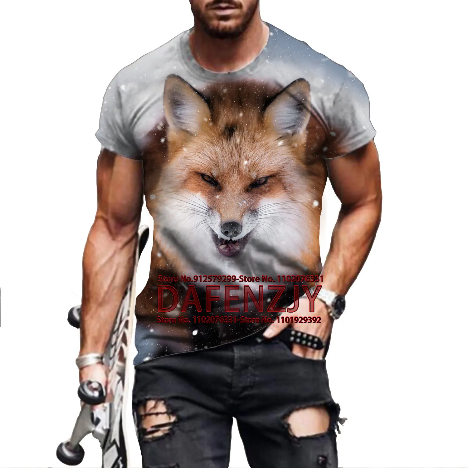 Men's Fox T Shirt 3D Print Shirt Animal Graphic Tees Lovely Pattern Tops Men/Women Cute Puppy Face Tee Funny Pet T-shirt
Men's Fox T Shirt 3D Print Shirt Animal Graphic Tees Lovely Pattern Tops Men/Women Cute Puppy Face Tee Funny Pet T-shirt