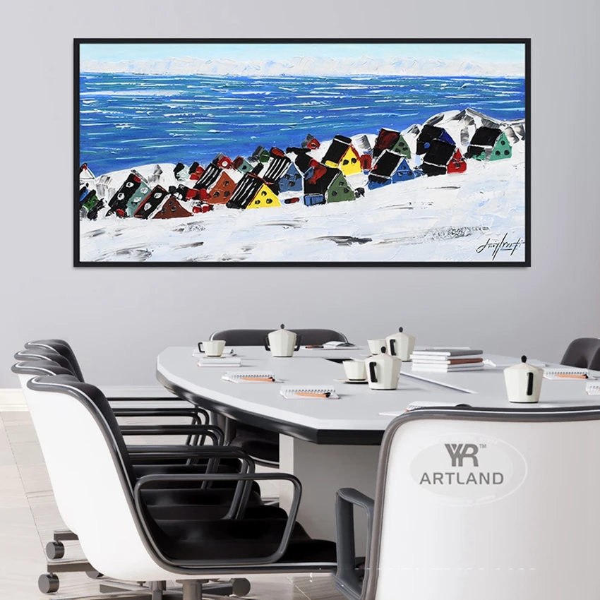 High Quality Nordic Abstract Wave Beach Pure Handmade Oil Painting Home Decoration Bedroom Restaurant Living Room And Sofa Mural
High Quality Nordic Abstract Wave Beach Pure Handmade Oil Painting Home Decoration Bedroom Restaurant Living Room And Sofa Mural