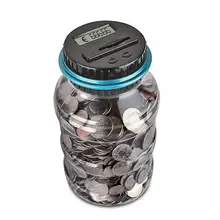 Creative Piggy Bank Counter Coin Electronic Digital LCD Counting Coin Money Saving Box Jar Coins Storage Box For USD Euro GBP
Creative Piggy Bank Counter Coin Electronic Digital LCD Counting Coin Money Saving Box Jar Coins Storage Box For USD Euro GBP