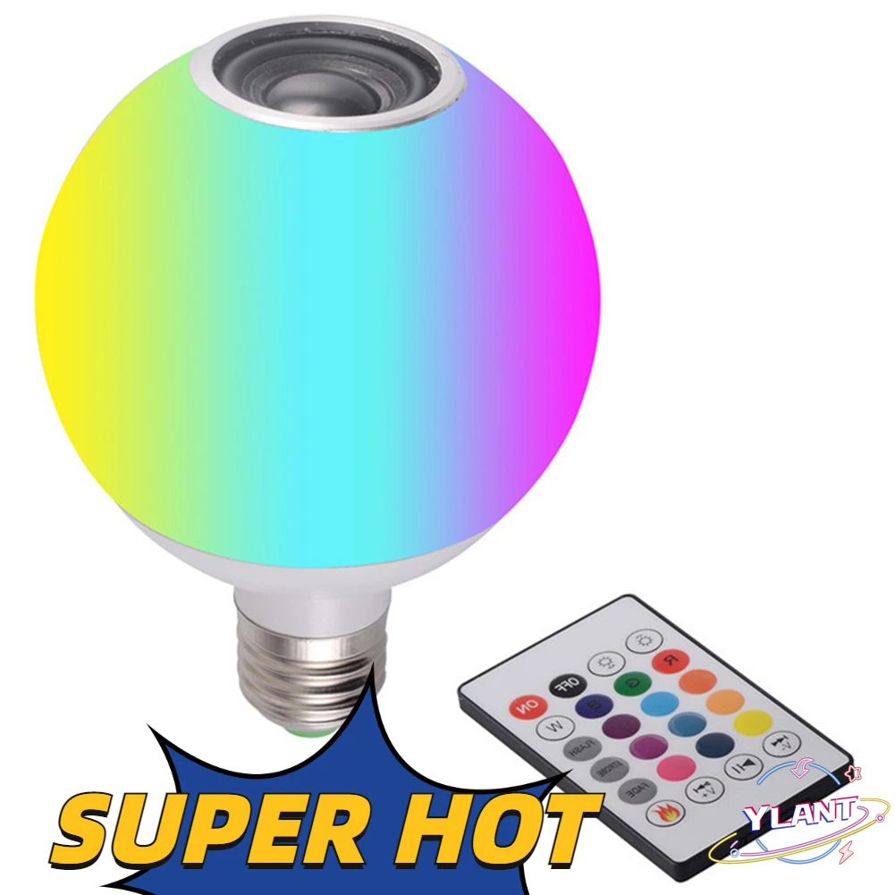 Светодиодные шариковые светильники YLANT 40 Вт Bluetooth-совместимая Музыка RGB красочные