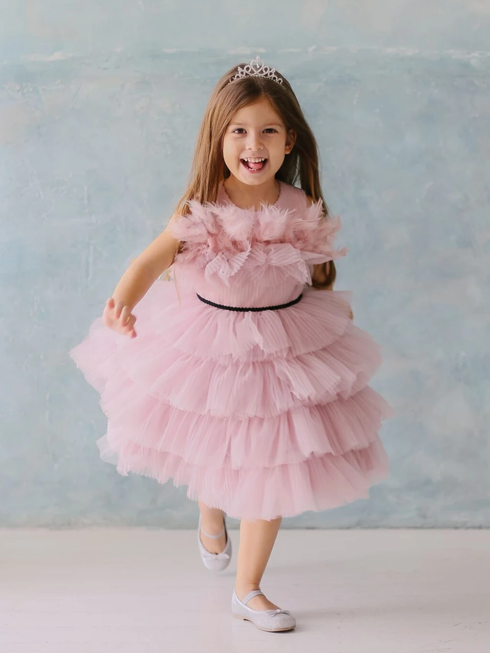 Puffy Princess Dress Flower Girl Dresses Feather Pink Tulle Wedding Party Dress Baby Dress Cute First Communon Dress
Puffy Princess Dress Flower Girl Dresses Feather Pink Tulle Wedding Party Dress Baby Dress Cute First Communon Dress
