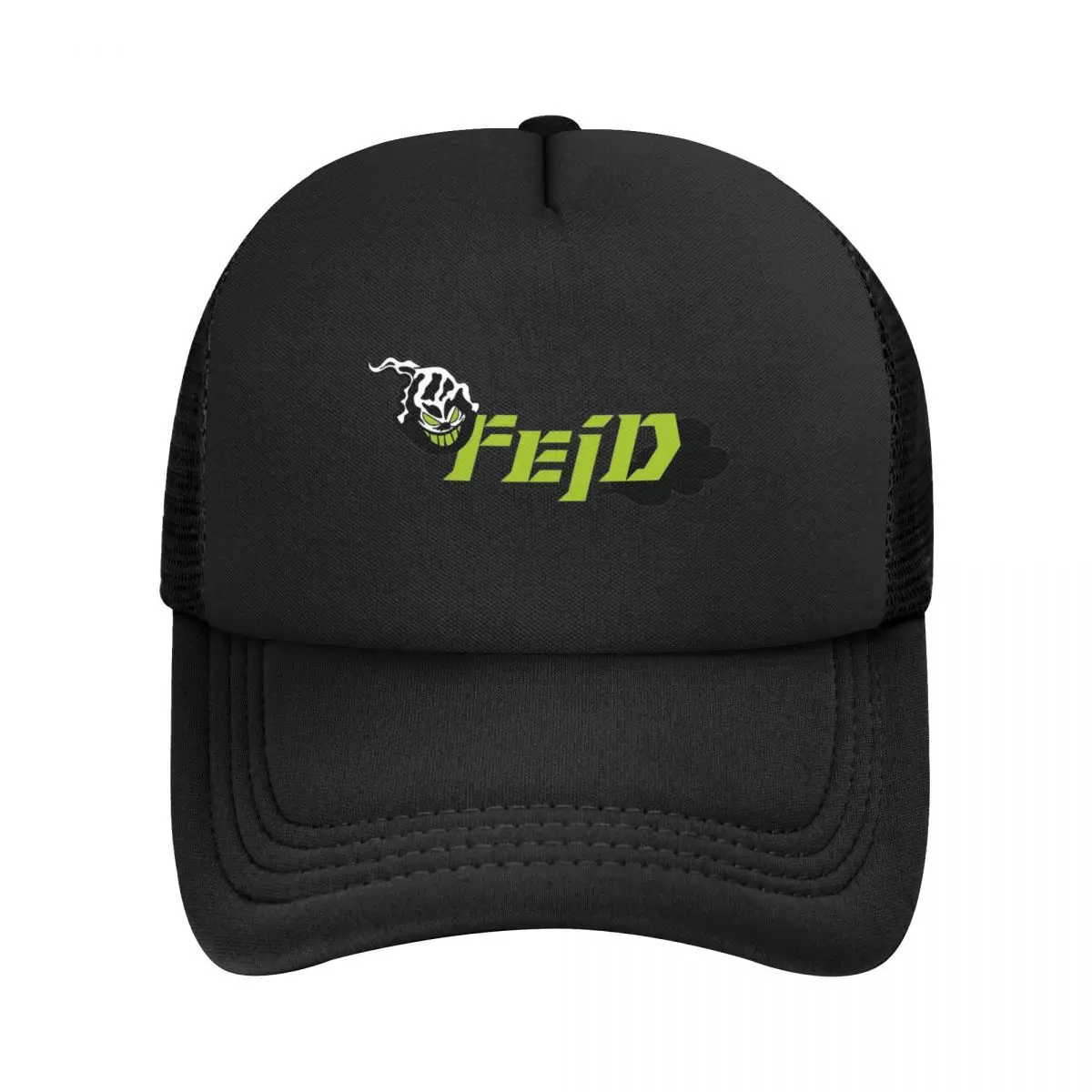 

Ferxxo Merch Feid Logo Trucker Cap Men Women Fashion Hats Sun Hats Trucker Cap Adjustable Snapback Caps Mesh Baseball Cap Summer