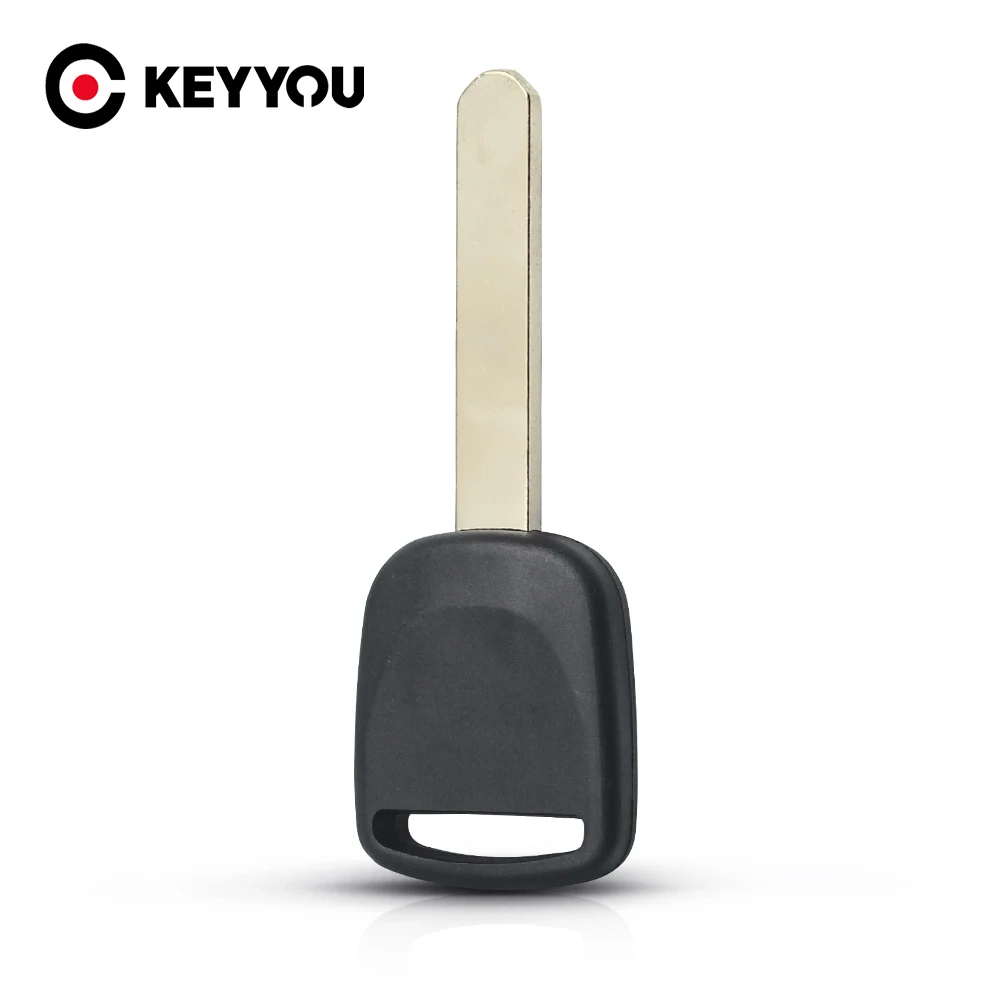 

KEYYOU Transponder Remote Car Key Case Shell For Honda CR-V XR-V Accord Civic Jade with Chip Groove Key Fob Replacement