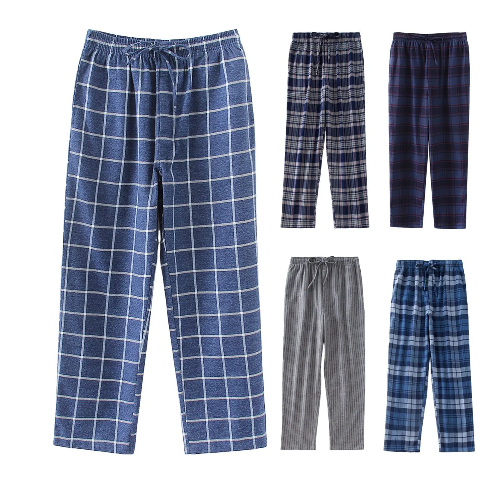 Christmas Mens Casual Plaid Pants Pajama Pants With Drawstring 
Christmas Mens Casual Plaid Pants Pajama Pants With Drawstring