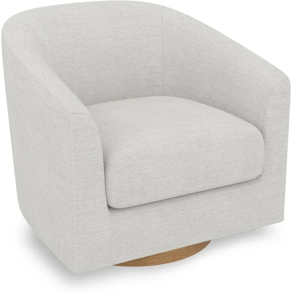 Chair Upholstered Modern Barrel-Curved Arm, Linen Fabric Comfty Sofa Solid Wood Base Reading Bedroom, Club Living Room Chair
Chair Upholstered Modern Barrel-Curved Arm, Linen Fabric Comfty Sofa Solid Wood Base Reading Bedroom, Club Living Room Chair