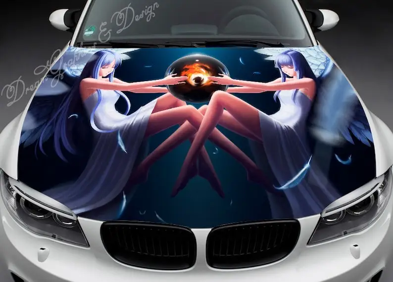 Car hood wrap decal, vinyl, sticker, graphic, truck decal, truck graphic, bonnet wrap decal, skull, f150, Anime Angel 077
Car hood wrap decal, vinyl, sticker, graphic, truck decal, truck graphic, bonnet wrap decal, skull, f150, Anime Angel 077