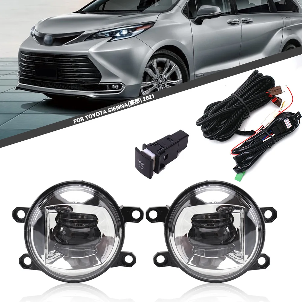 Auto car LED Fog Light Driving lamp For toyota TY Sienna LE XLE XSE LIMITED PLATINUM 2021 2022 with Wire Harness Switch Kit
Auto car LED Fog Light Driving lamp For toyota TY Sienna LE XLE XSE LIMITED PLATINUM 2021 2022 with Wire Harness Switch Kit