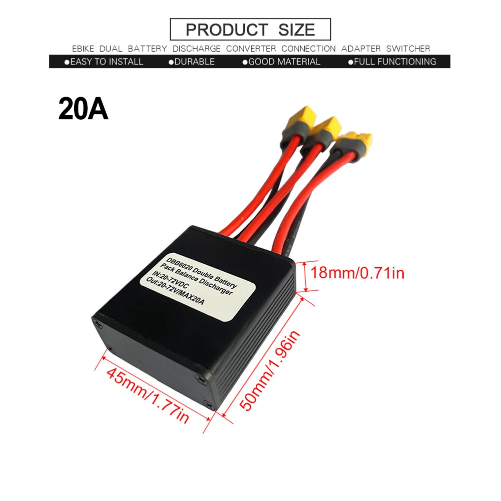 Black Discharge Converter Bicycle Components Switcher Module XT60 With Jacket Version Aluminum Alloy Brand New
Black Discharge Converter Bicycle Components Switcher Module XT60 With Jacket Version Aluminum Alloy Brand New