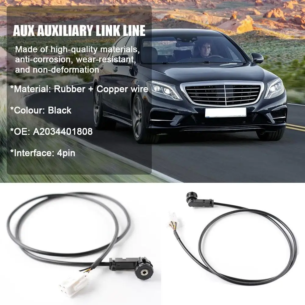 4pin AUX Auxiliary Cable For Mercedes C-Class W203 CLK W209 Aux Input Radio Cable A2034401808 AUX Auxiliary Link Line
4pin AUX Auxiliary Cable For Mercedes C-Class W203 CLK W209 Aux Input Radio Cable A2034401808 AUX Auxiliary Link Line