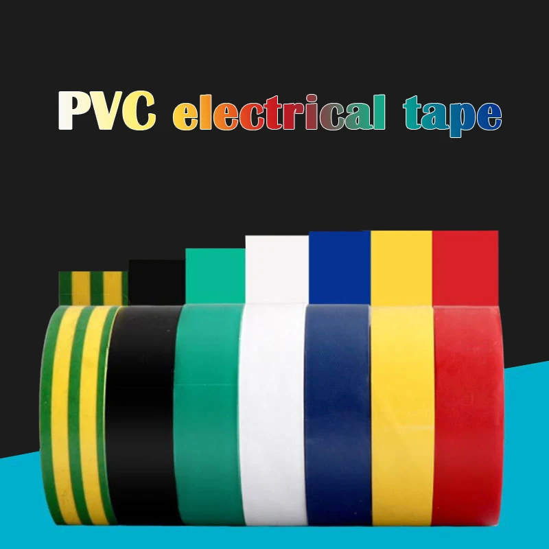 Color Electrical Tape PVC Wear-resistant Flame Retardant Lead-free Insulating Waterproof Eletrician White Black Red Blue Green
Color Electrical Tape PVC Wear-resistant Flame Retardant Lead-free Insulating Waterproof Eletrician White Black Red Blue Green