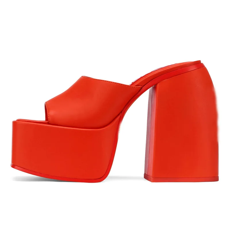 Women Square Heel Slide Sandal Peep Toe Platform Sexy Bridal Wedding Evening Party Dress Shoe Fashion Ball Lady Sandal 11-CHC-13
Women Square Heel Slide Sandal Peep Toe Platform Sexy Bridal Wedding Evening Party Dress Shoe Fashion Ball Lady Sandal 11-CHC-13