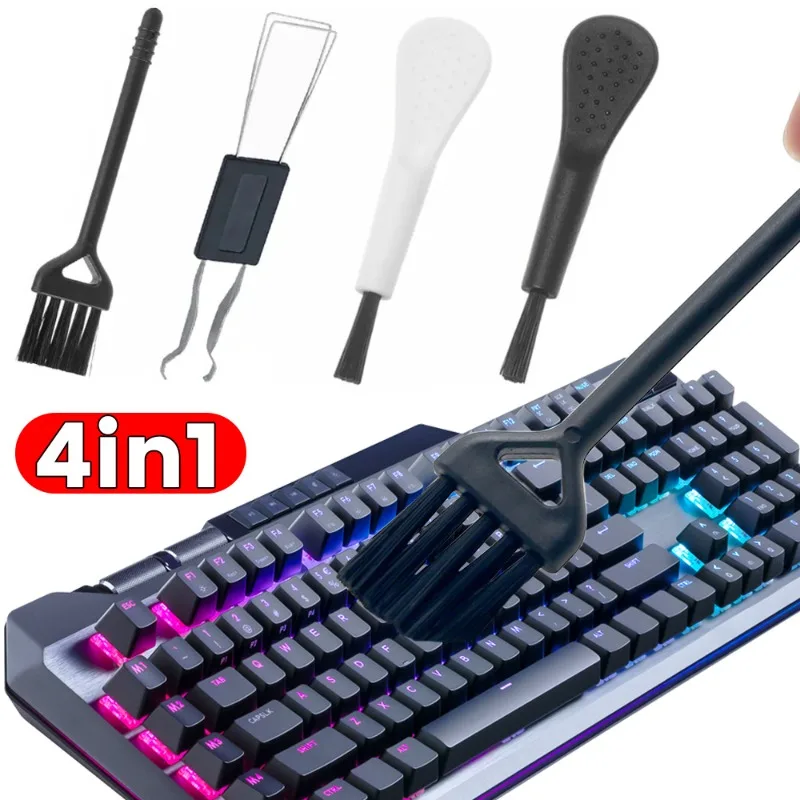 4 in 1 Keycap Puller Stainless Steel Keyboard Removal Tool for Mechanical Keyboard Clean Computer Cleaning Brush Fixing Kit
4 in 1 Keycap Puller Stainless Steel Keyboard Removal Tool for Mechanical Keyboard Clean Computer Cleaning Brush Fixing Kit
