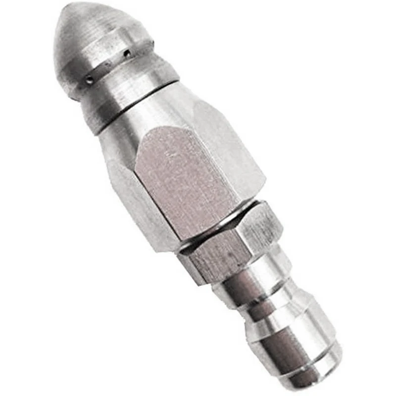 10X Pressure Washer Sewer Jetter Nozzle With Stainless Steel, Durable Design Sewer Jet Nozzle,1/4Inch Quickly Connector
10X Pressure Washer Sewer Jetter Nozzle With Stainless Steel, Durable Design Sewer Jet Nozzle,1/4Inch Quickly Connector