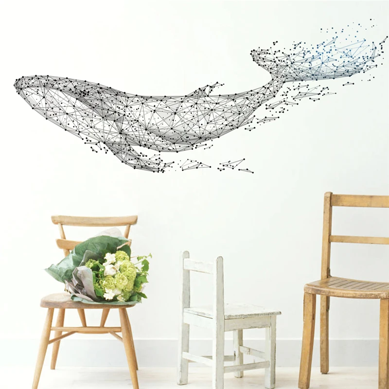 Creative Whale Pattern Wall Sticker For Shop Studio Office Home Decoration Ocean Fish Mural Art Diy Pvc Decals Poster
Creative Whale Pattern Wall Sticker For Shop Studio Office Home Decoration Ocean Fish Mural Art Diy Pvc Decals Poster