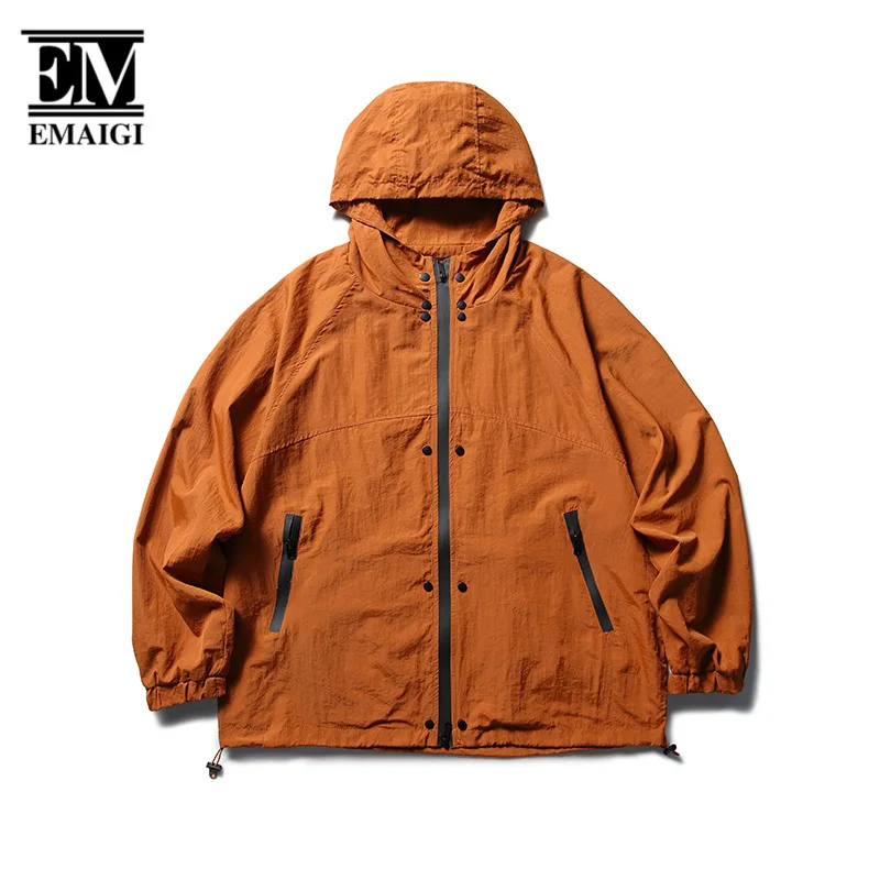 Men Waterproof Zipper Drawstring Loose Casual Outdoor Windbreak Hooded Jacket Cityboy Streetwear Sport Coat Outerwear
Men Waterproof Zipper Drawstring Loose Casual Outdoor Windbreak Hooded Jacket Cityboy Streetwear Sport Coat Outerwear