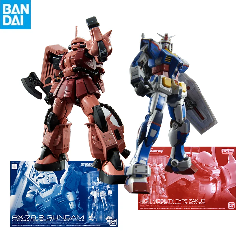 Bandai Gunpla Rg 1/144 High Mobility Type Zaku Il / Rx-78-2 (Team Monstre Custom) Assembly Model Collectible Robot Kits Toys
Bandai Gunpla Rg 1/144 High Mobility Type Zaku Il / Rx-78-2 (Team Monstre Custom) Assembly Model Collectible Robot Kits Toys