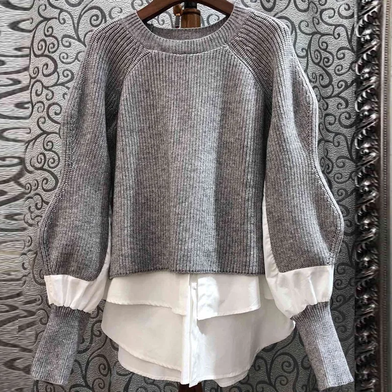 Fashion Sweater 2023 Autumn and Winter New Women Pullover Long Sleeve Lantern Sleeve Round Neck Wild Loose Sweater
Fashion Sweater 2023 Autumn and Winter New Women Pullover Long Sleeve Lantern Sleeve Round Neck Wild Loose Sweater