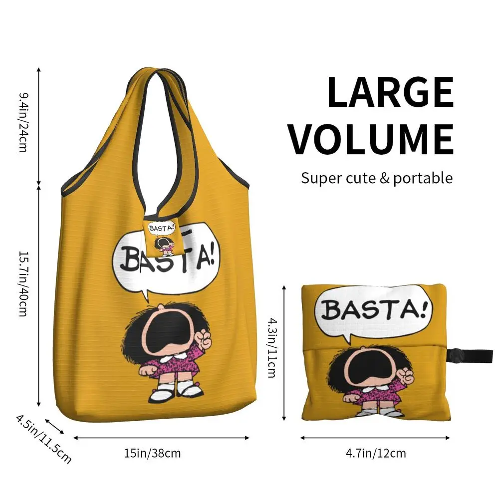 Custom Vintage Mafalda Manga Grocery Shopping Bag 52 Se9949b60fe0a45f3a06c9f6d3af4576d9