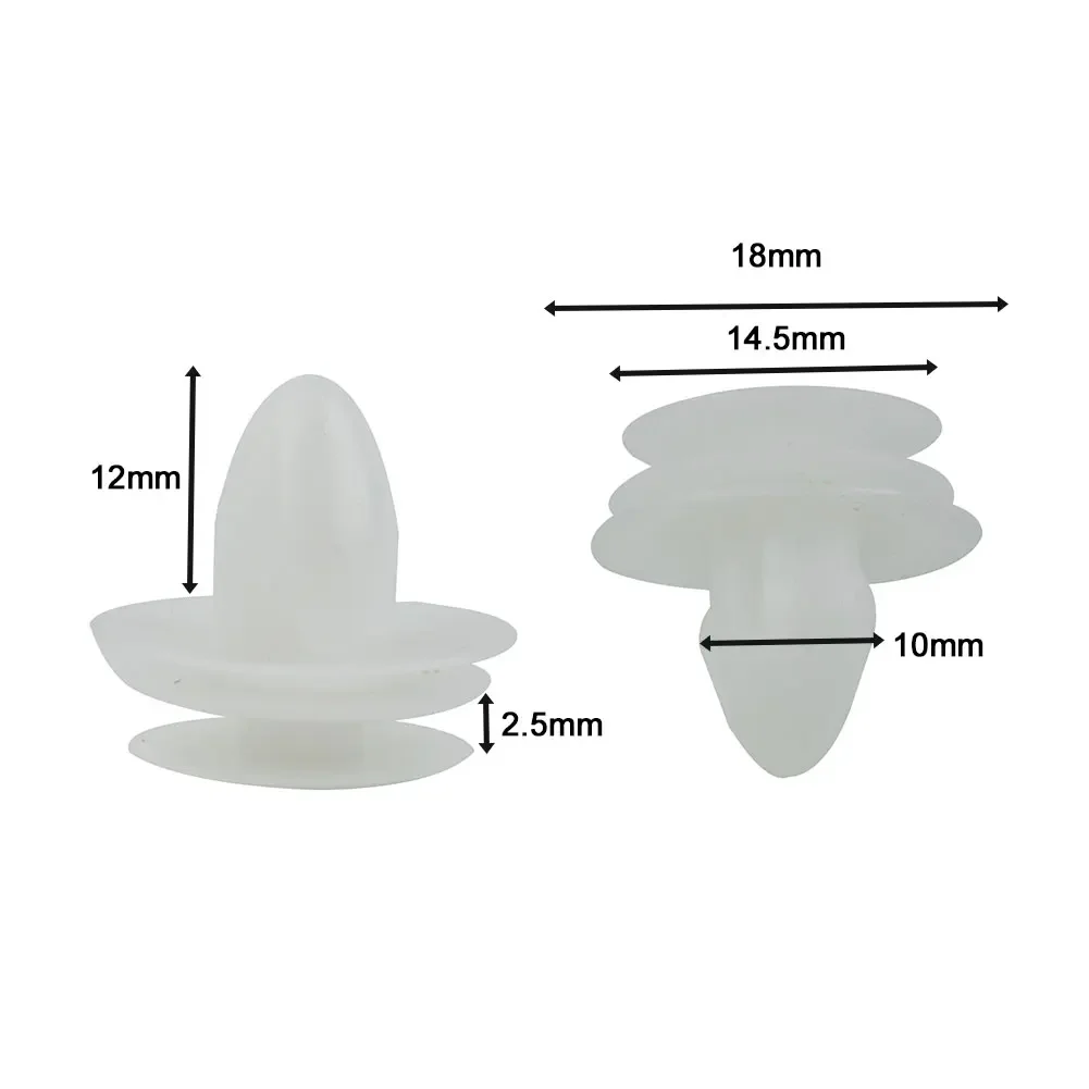 Fasteners Plastic 10mm Replacement Car Rivets Part 50Pcs Nylon For Hyundai Elantra Sonata Tucson Santa Fe Durable
Fasteners Plastic 10mm Replacement Car Rivets Part 50Pcs Nylon For Hyundai Elantra Sonata Tucson Santa Fe Durable