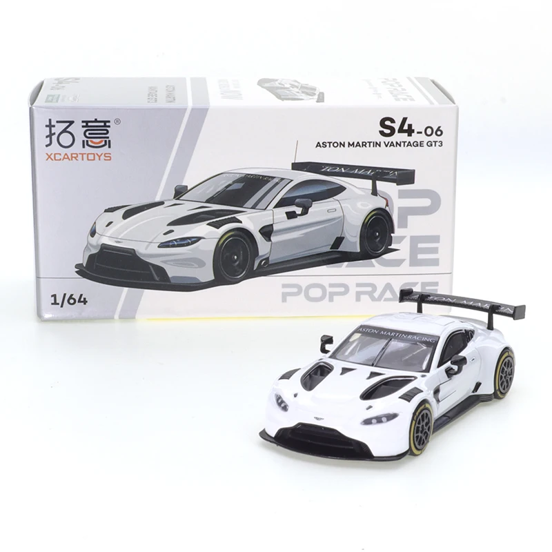 Модель автомобиля XCARTOYS POPRACE 1/64 Aston Martin Vantage GT3 из белого сплава
Модель автомобиля XCARTOYS POPRACE 1/64 Aston Martin Vantage GT3 из белого сплава