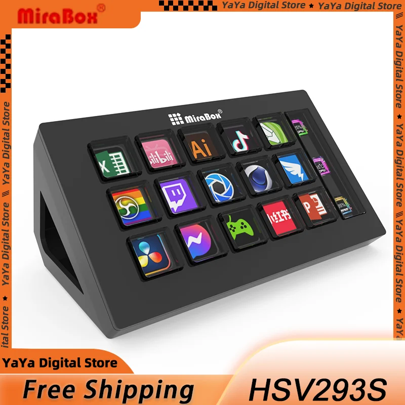 Белый студийный контроллер Mirabox 293S Stream Deck, 15 макроклавиш, триггерные действия в приложениях и программном обеспечении, таких как Obs Twitch и т. д.
Белый студийный контроллер Mirabox 293S Stream Deck, 15 макроклавиш, триггерные действия в приложениях и программном обеспечении, таких как Obs Twitch и т. д.