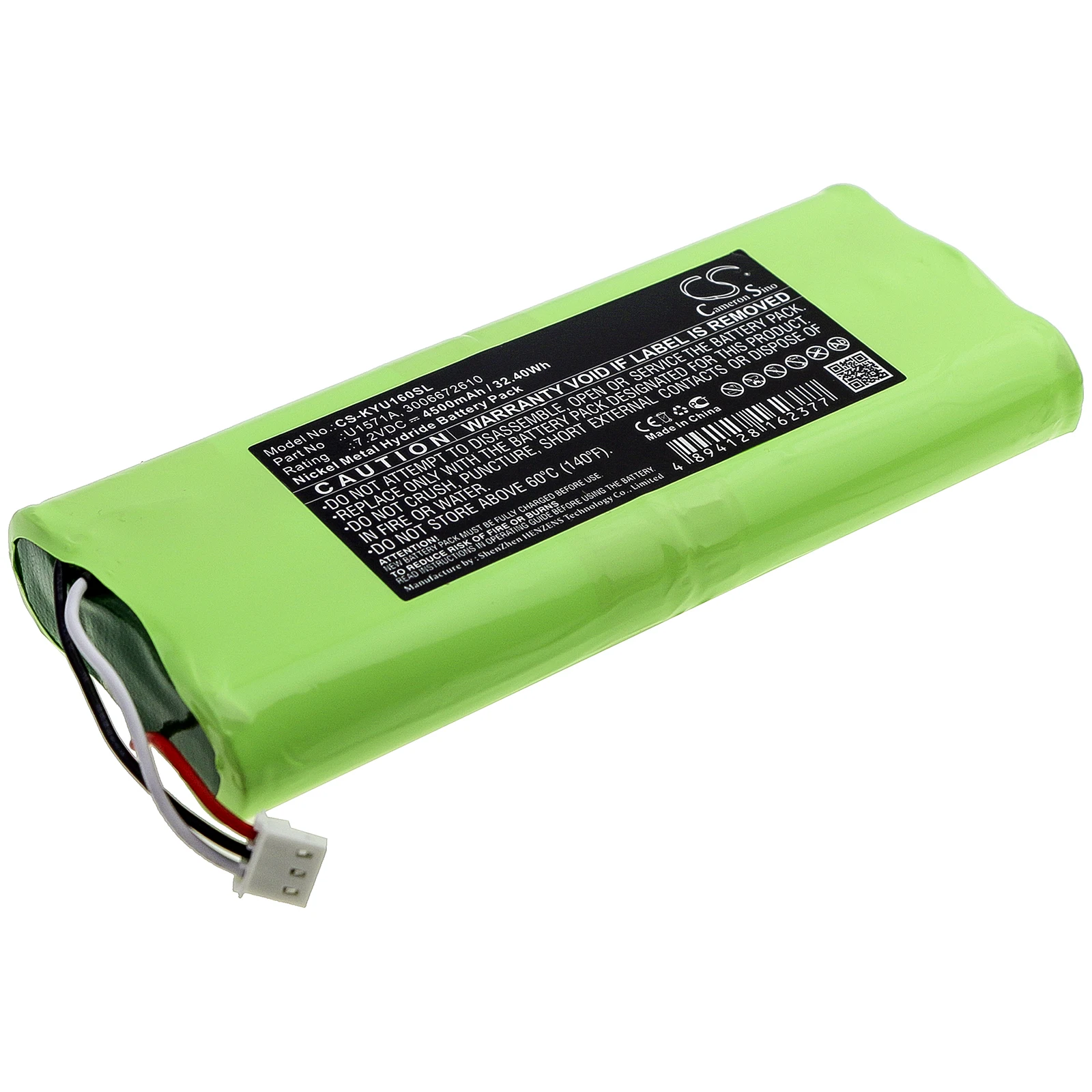 

Equipment, Survey, Test 4500mAh / 32.40Wh Battery For Keysight 3006672610 U1571A U1600 U1602B U1604B U1604A U1602A 7.20V