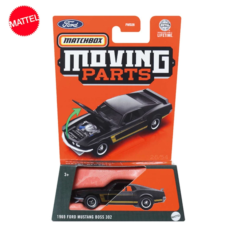 Original Mattel Matchbox Car 1/64 Metal Moving Parts Ford Mustang Boss 302 Vehicle Model Toys for Boys Collection Birthday Gift
Original Mattel Matchbox Car 1/64 Metal Moving Parts Ford Mustang Boss 302 Vehicle Model Toys for Boys Collection Birthday Gift