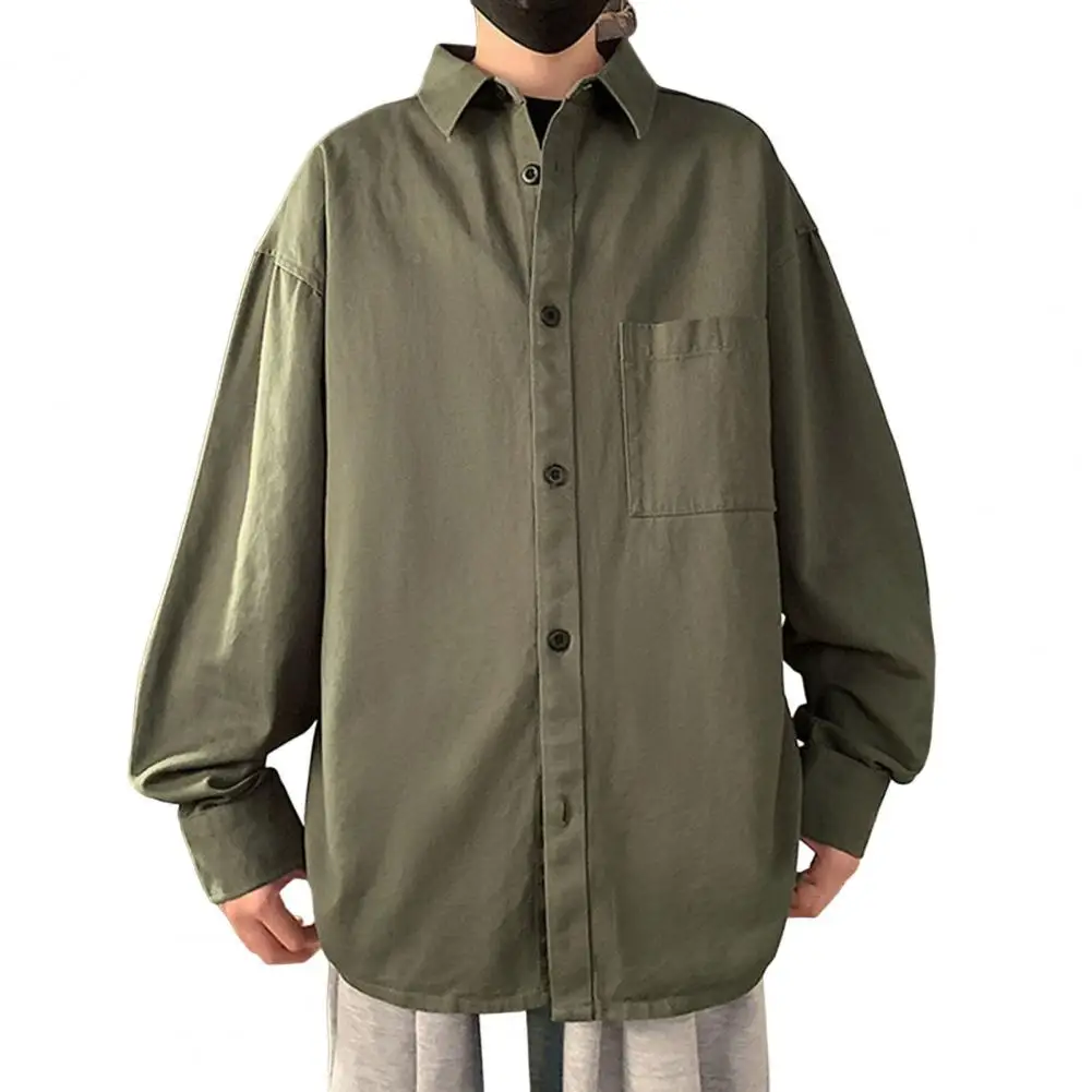 Casual Basic Shirts For Men Solid Color Long Sleeve New Brand Unisex Blouses Oversized Male Fashion Clothing
Casual Basic Shirts For Men Solid Color Long Sleeve New Brand Unisex Blouses Oversized Male Fashion Clothing